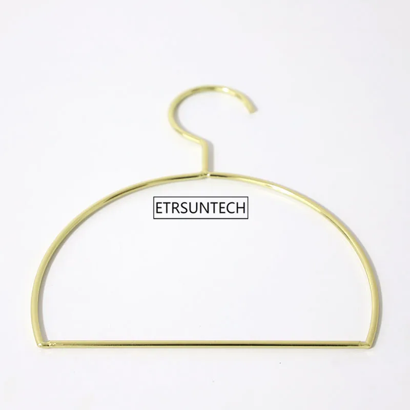 Полукруглая металлическая вешалка в стиле скандинавской розовой золотой железной полке для шарфов, галстуков, ремней и полотенец, органайзер одежды, 50 штук.