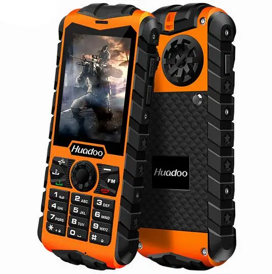 orange 3G version Huadoo IP68 водонепроницаемый мобильный телефон FM фонарик Поддержка плавание противоударный пылезащитный открытый прочный телефон P191 - Цвет: orange 3G version