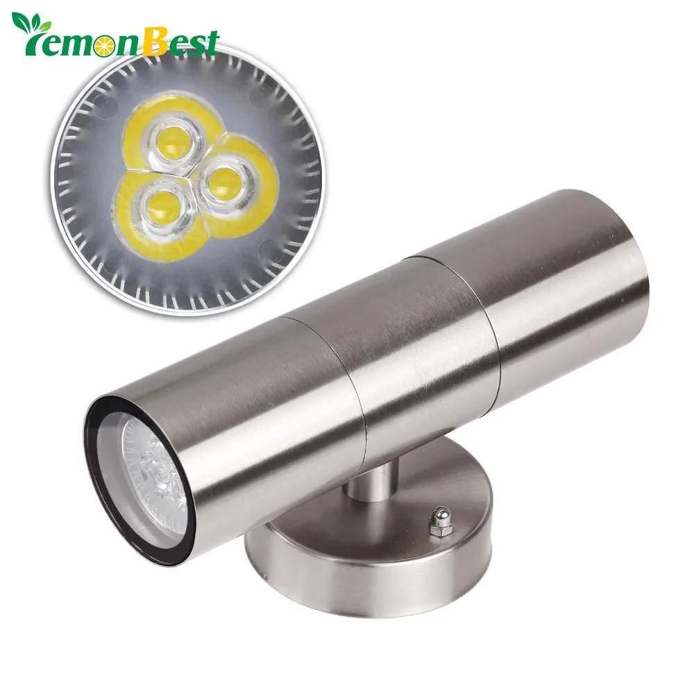 IP65 Водонепроницаемый светодиодный настенный светильник из нержавеющей стали