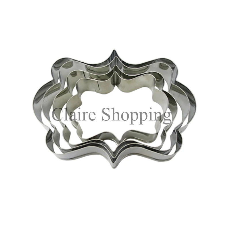 4 шт. рама из нержавеющей стали нержавеющая сталь фондана печенья черенок форма