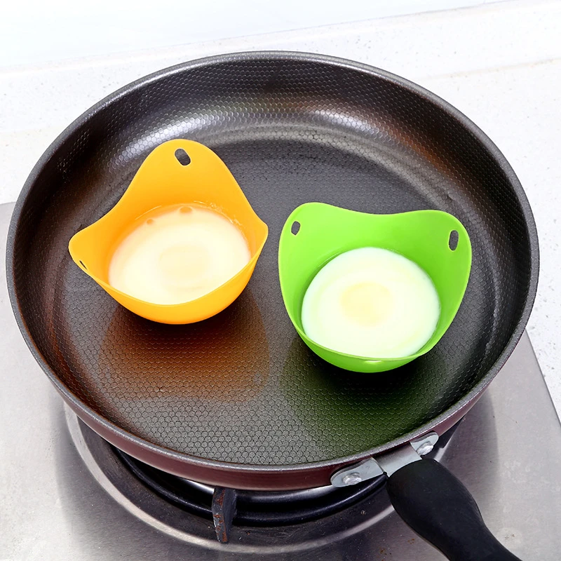 

1Pc Silicone Egg Poacher Poaching Pods Egg Mold Bowl Rings Egg Cooker Boiler Cuit Oeuf Dur Kitchen Cooking Tools Pancake Maker