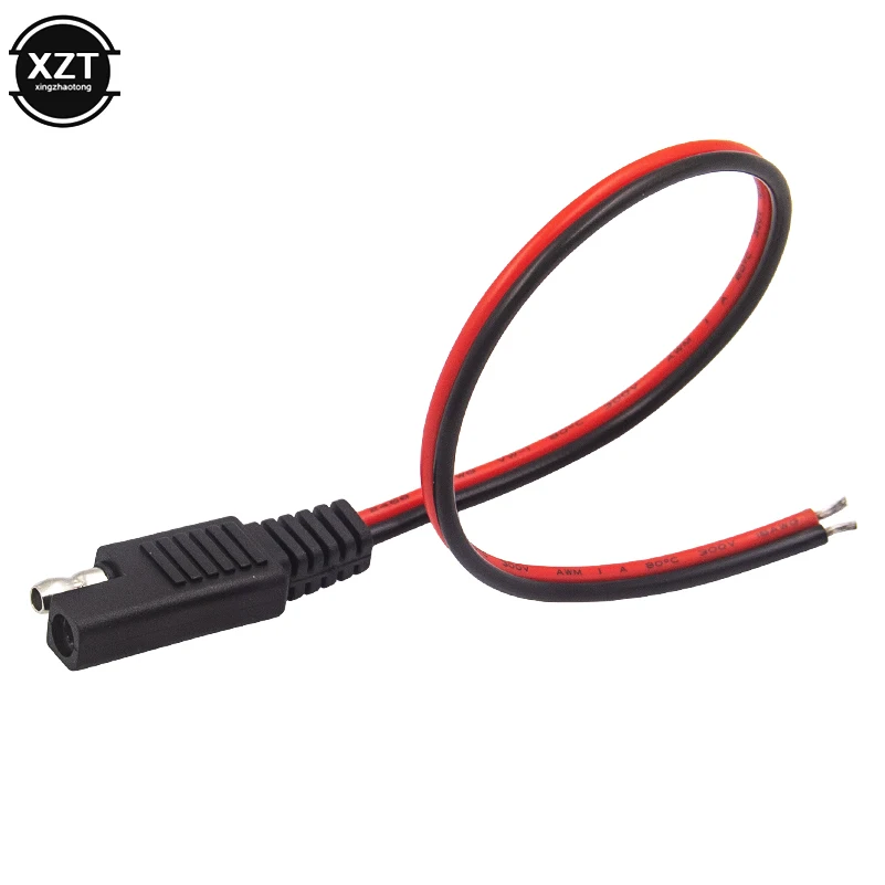 1 шт. 30 см DIY Автомобильный Удлинительный кабель SAE 10A 18AWG 2 контактный с разъемом