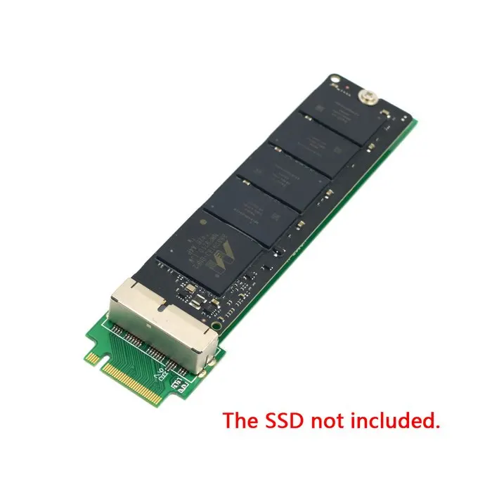بطاقة تحويل Xiwai PCI Express PCI-E 4X M.2 NGFF M-Key إلى 2013 2014 2015 SSD لـ A1493 A1502 A1465 A1466
