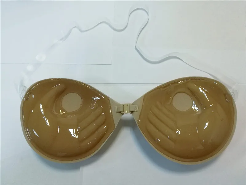 Adhesive backless sexy Bandage Strapless Sticky Silicone Push Up bras for women with 1 convertible strap | Женская одежда