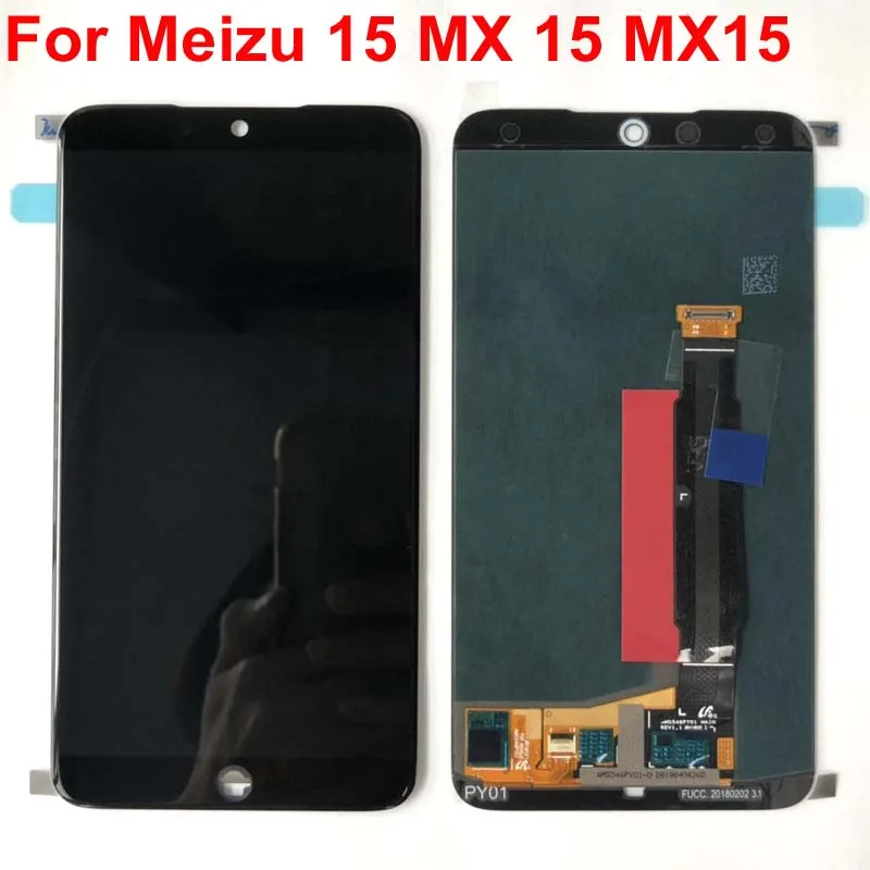 Оригинальный ЖК экран 5 46 дюйма для Meizu 15 MX MX15 M881Q C Snapdragon 660 Super AMOLED дигитайзер
