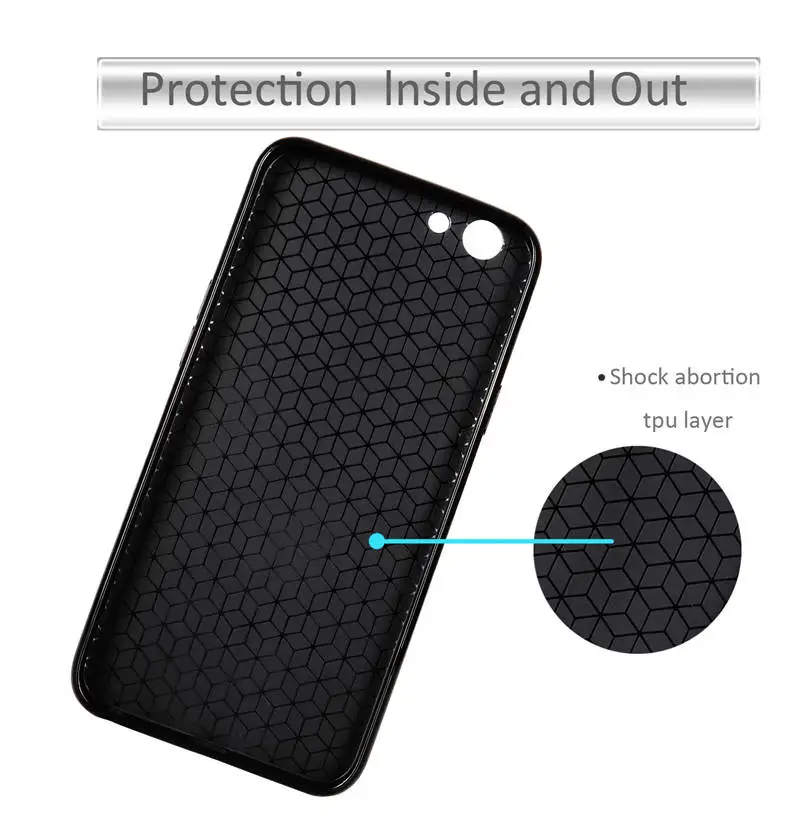 For OPPO A7 F9 A7X Ultra Slim Carbon Fiber Case Heavy Shockproof TPU Soft Silicone Back Cover A3S A83 A77 A71 A39 A57 A37 |