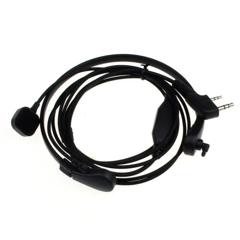 HIPERDEAL горло микрофон гарнитура наушники PTT для Baofeng UV5R UV3R BF-888 BF-999 Универсальные