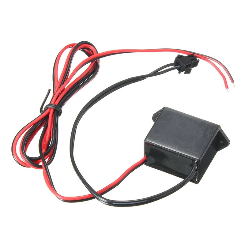 CLAITE El Wire DC 12 В контроллер привода для 1-10 м EL мягкий провод светодиодный неоновый светильник-вспышка светящийся автомобильный веревочный светильник