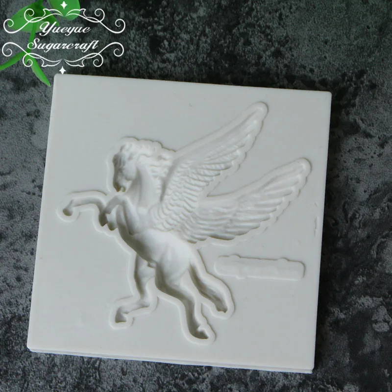 Yueyue Sugarcraft 1 шт. силиконовая форма в виде лошади для помадки инструменты украшения