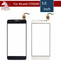 for alcatel one touch idol x ot6040 6040 6040d 6040e 6040a touch screen digitizer sensor outer glass lens panel replacement