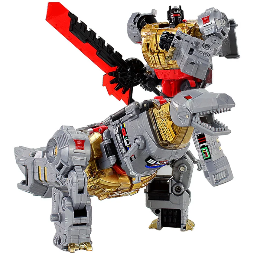 5 в 1 Dinobots Combiner Megazord фигурка трансформации Гримлок шлак Snarl Sludge Swoop динозавры