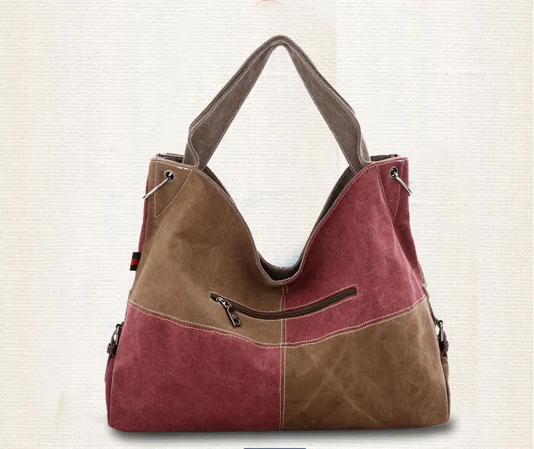 Новинка 2015 Для женщин брезентовый мешок сумка плед Стиль Высокое качество для