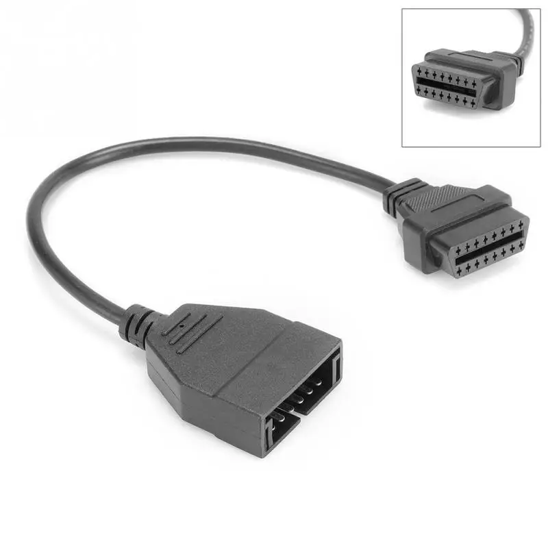 Универсальный 12 Pin OBD1 до 16 OBD2 конвертер адаптер кабель|Стетоскоп для цилиндров| |
