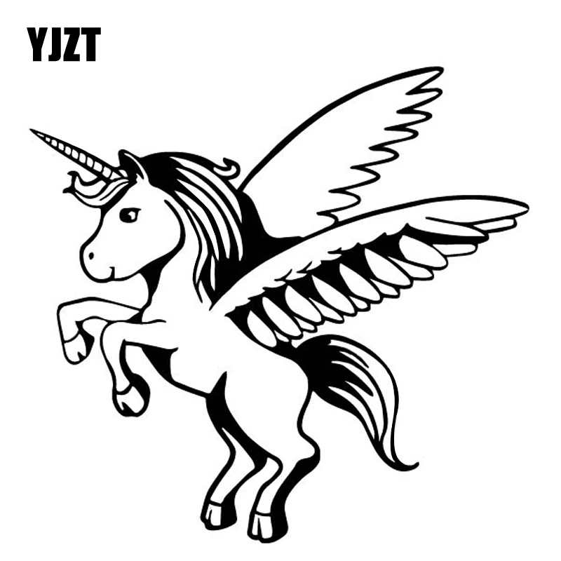 YJZT 17 3 см * 16 5 креативный мультяшный Единорог прекрасный Декор