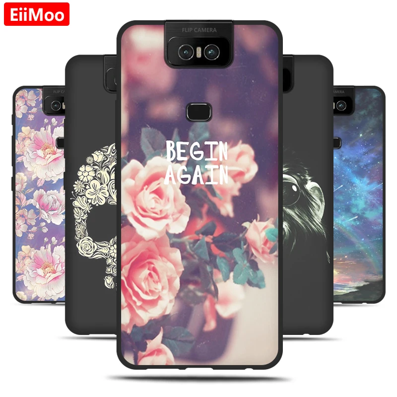 EiiMoo мягкий чехол для ASUS Zenfone 6 ZS630KL чехол Funda силиконовый мультяшный задний Чехол для ASUS Zenfone 6 ASUS ZS630KL чехол для телефона
