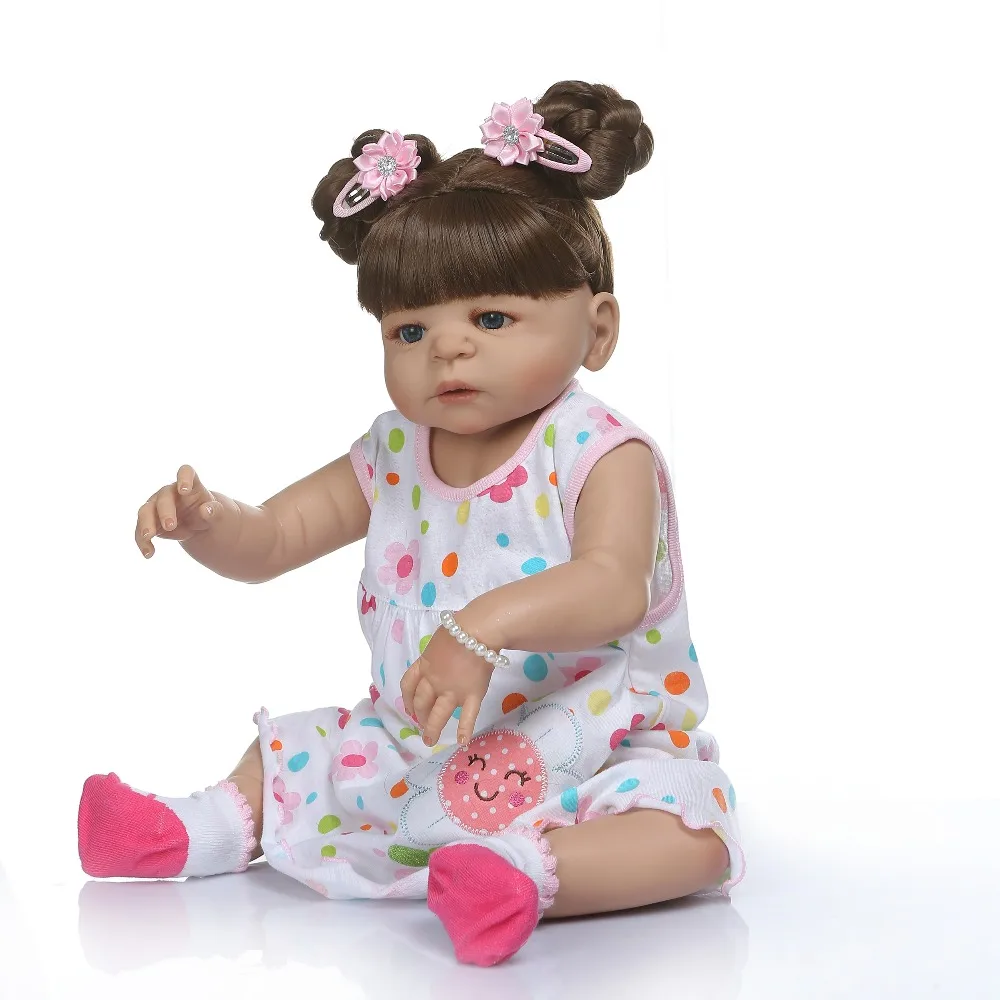 Модная прическа Новорожденные куклы bebes reborn baby girl силиконовая кукла inteiro realista