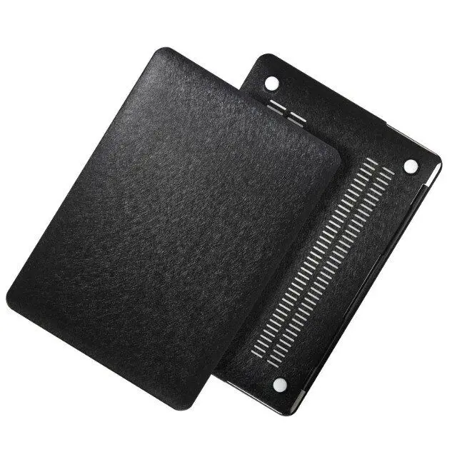 Жесткий Шелковый кожаный чехол для Apple MacBook Air 11 13 про Retina 15 laptop case Пластик air