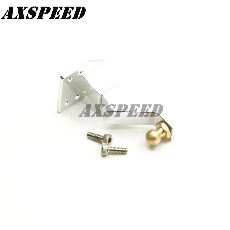 Алюминиевая буксировочная Скоба крюк приемник Сцепной прицеп для осевого SCX10 1/10