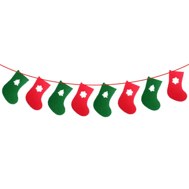 Украшение для рождественской вечеринки флажки с надписью &quotMerry Christmas&quot