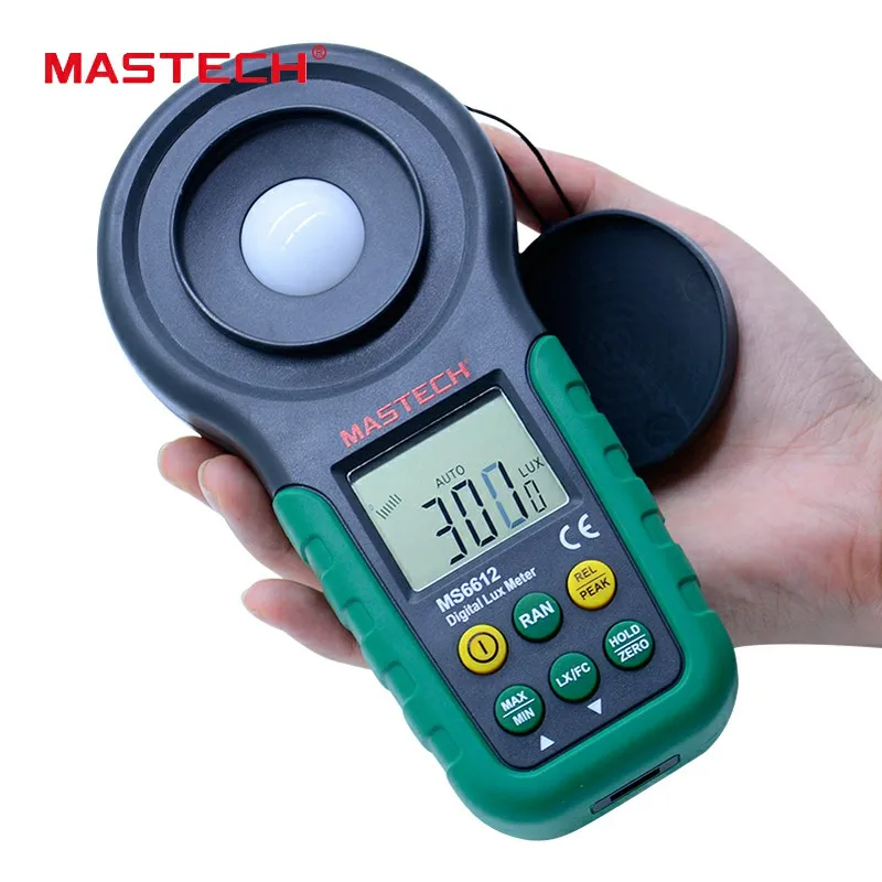 Mastech MS6612 люксовый измеритель 200000 люкс Измеритель света тестер спектра