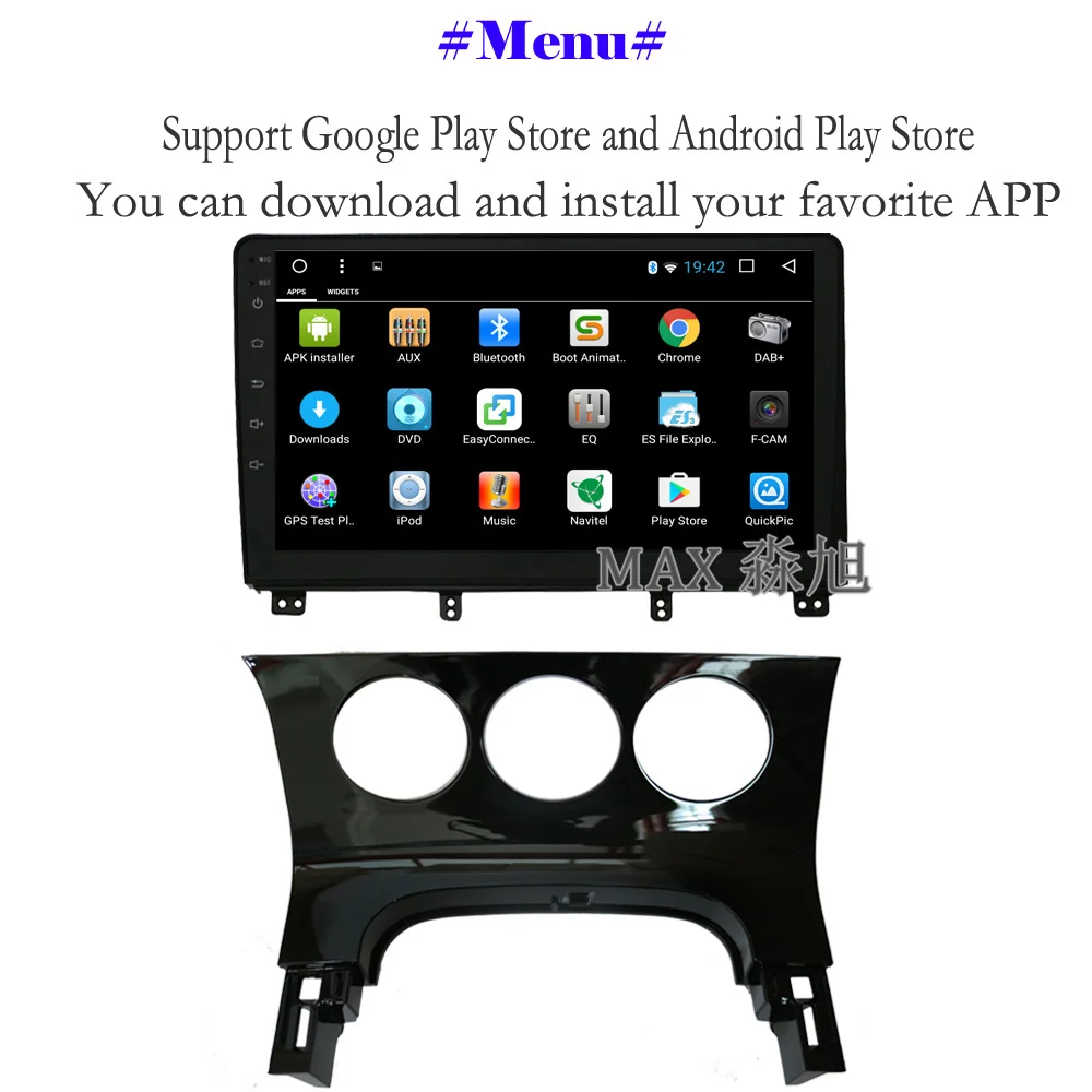 MAX 9&quot Android 8.1 2G 16G GPS navigation Car DVD Player for Peugeot 3008 2009 2010-2015 Radio RDS Bluetooth WiFi SWC Maps | Автомобили