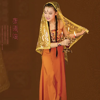 Костюм для индийских танцев Ye Yu Zhu Детский костюм фотоальбом одежда маленькой