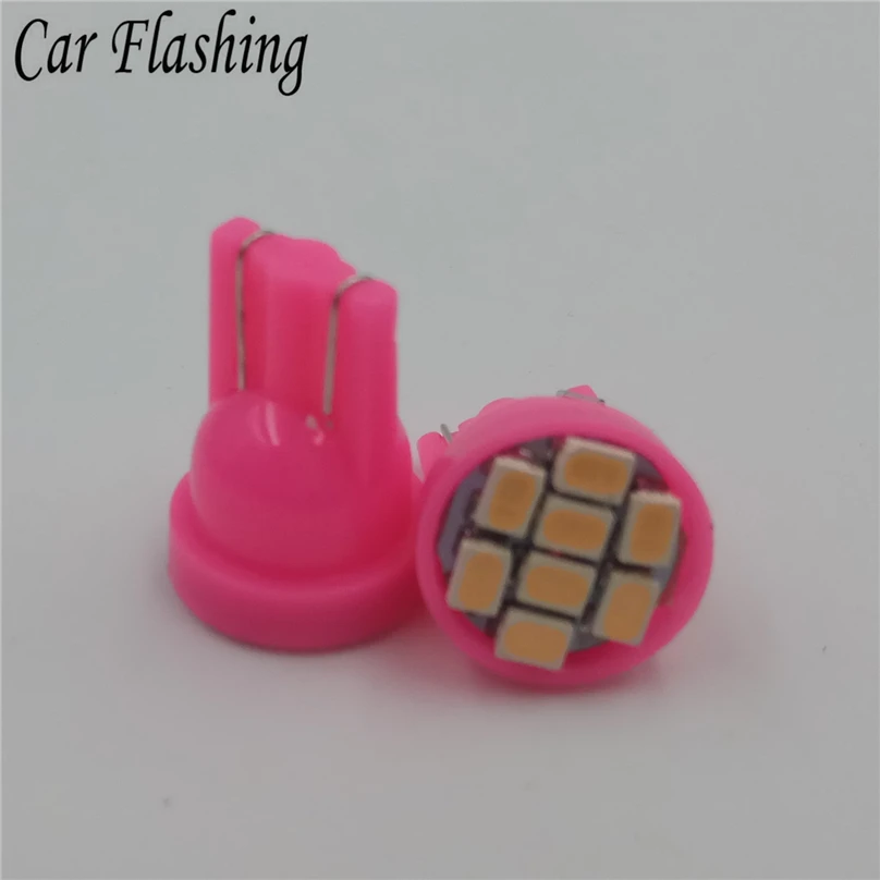 Автомобильные мигающие светодиодные лампы T10 8 smd 100 8SMD 1206 194 168 W5W 192 12 В 3020 шт.|led t10|t10