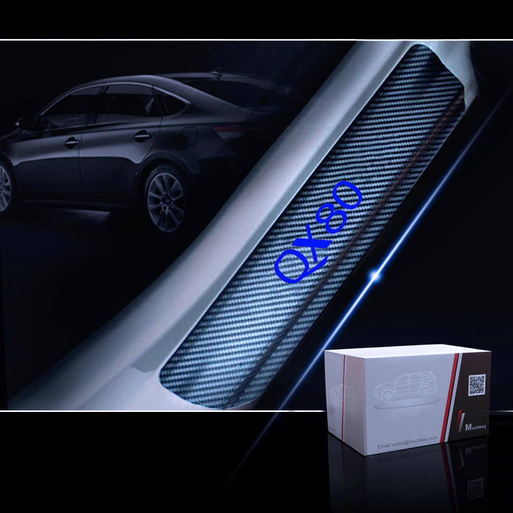 Автомобильный Стайлинг порог двери автомобиля дверь для Infiniti QX80 автозапчасти
