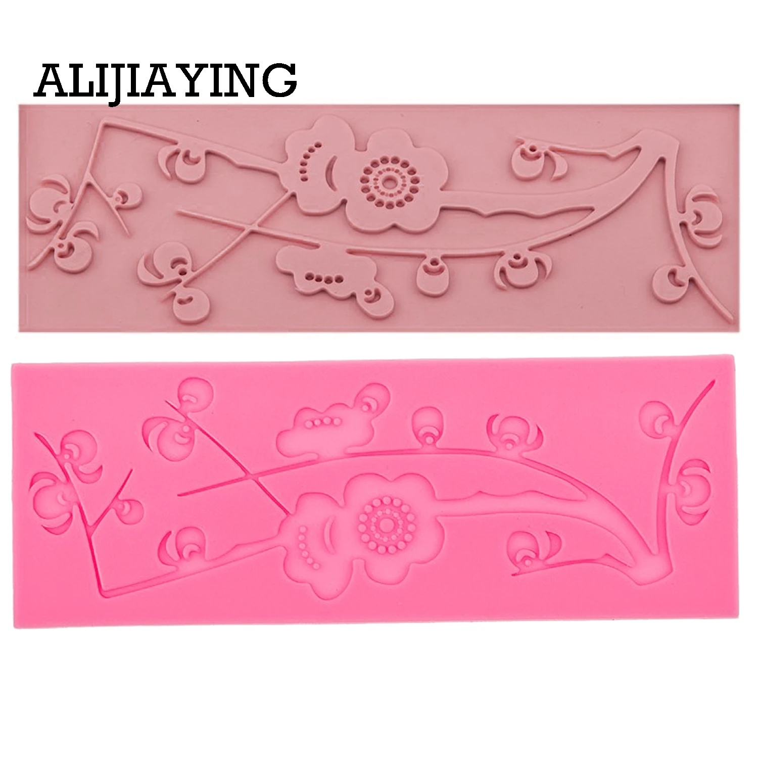 

M0558 3D plum blossom Shape Cake lace Mold Cake Decorating Tools Mold Silicone Mold Fondant Silicone Mold