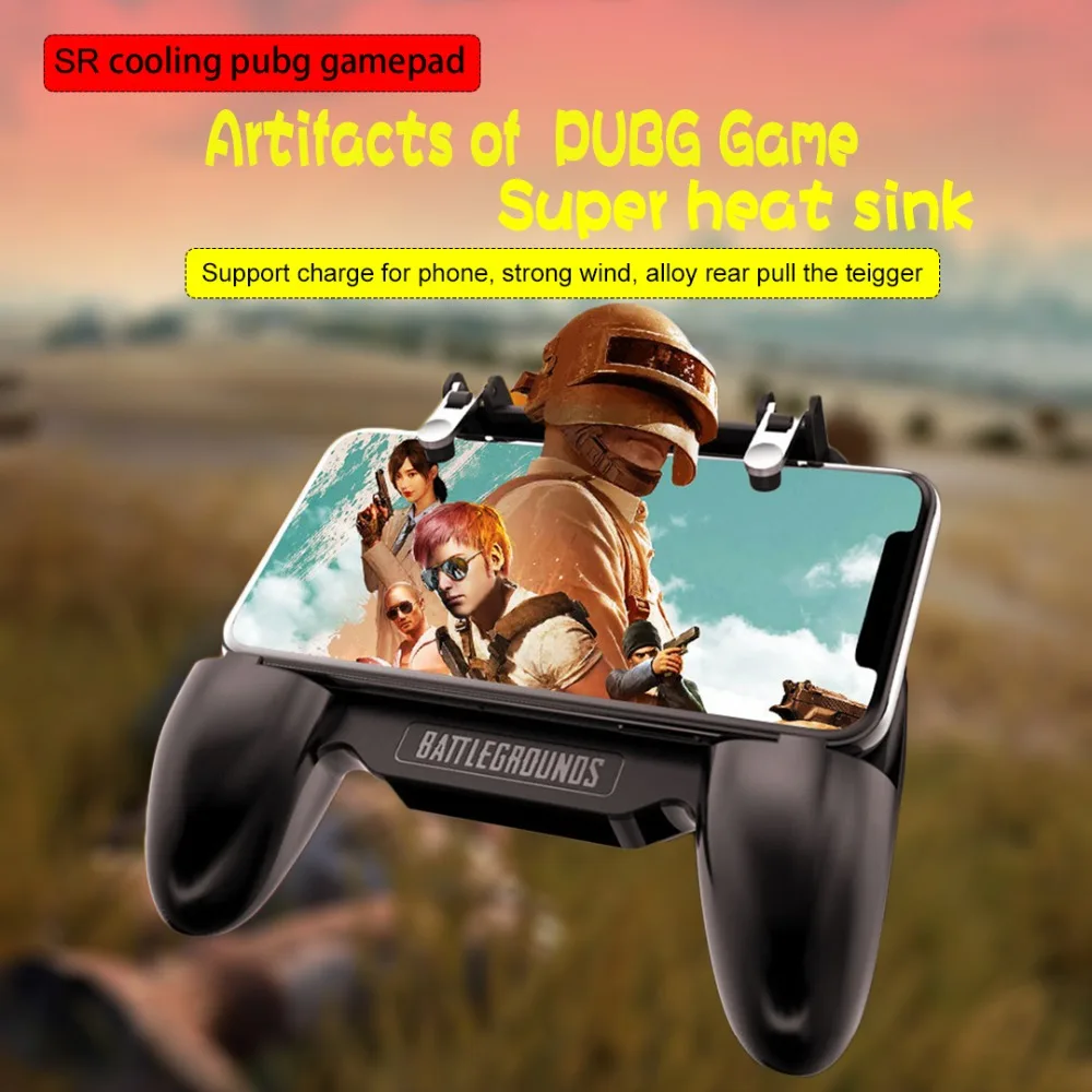 Мобильный контроллер Pubg Геймпад и держатель для телефона кулер вентилятор L1R1
