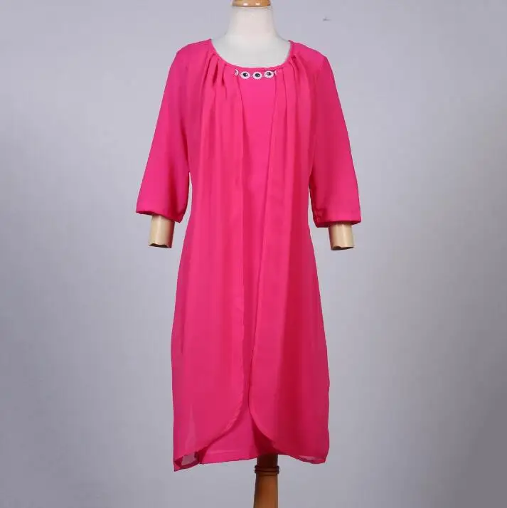 Уход......... Весна с круглым вырезом рукавом средней длины для женщины большого