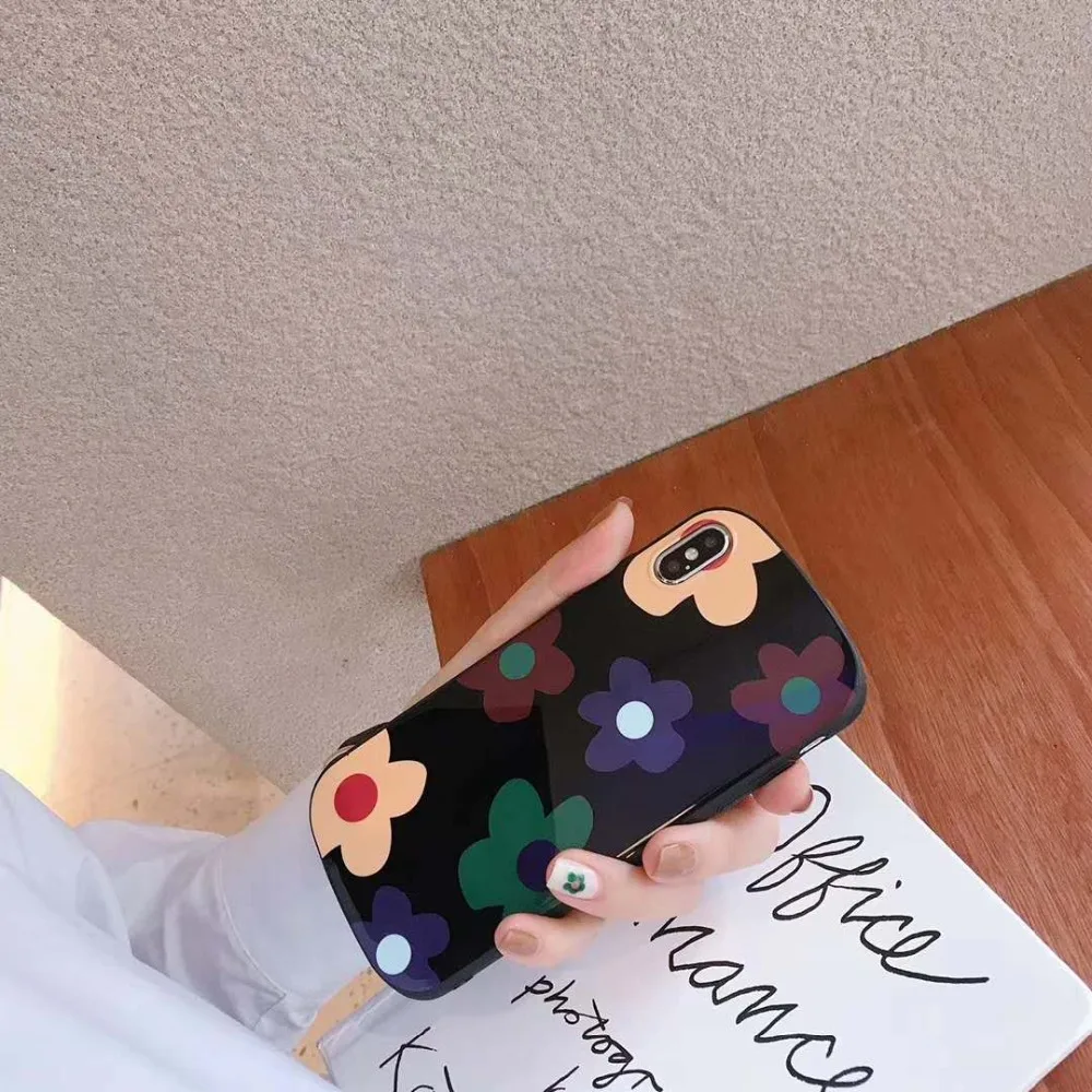 GlamPhoneCase Модный чехол для телефона с цветами iPhone XS Max XR X 8plus 8 7plus 7 6S/6 Plus милый мягкий