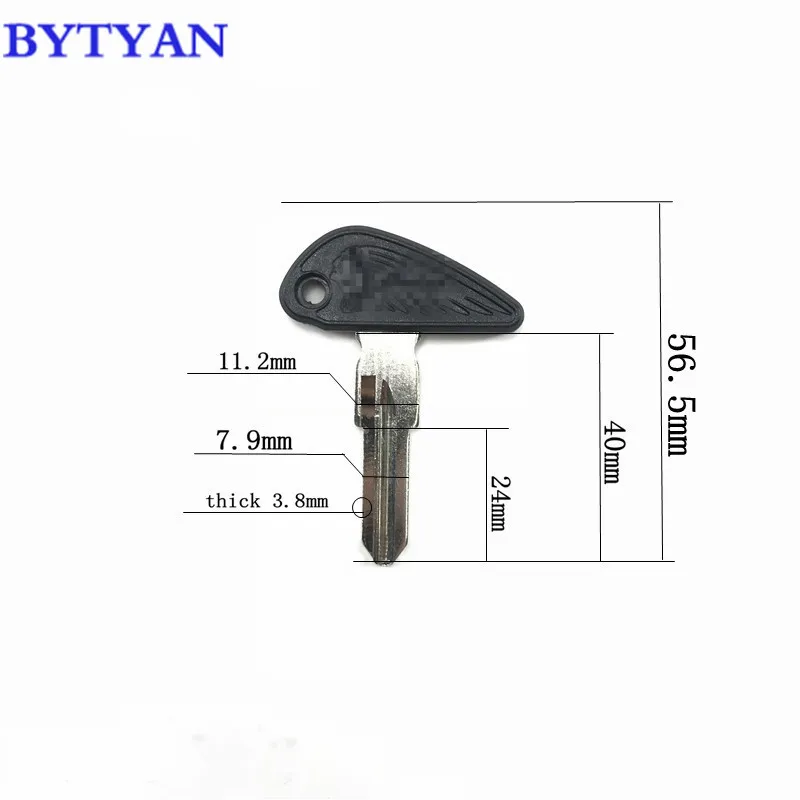 BYTYAN заготовки ключей мотоцикла пустой ключ для индийского скаута Uncut Blade ключи