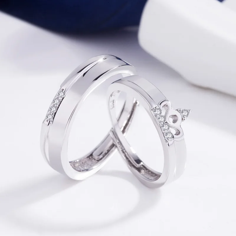 8 сезонов новое модное женское кольцо для пары простая серебряная корона со