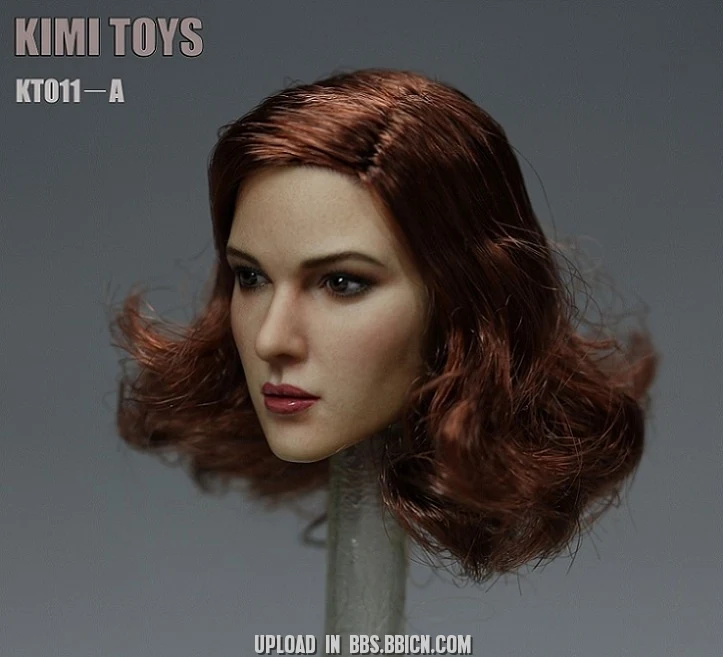 KIMI TOYS KT011 1/6 Европейская красавица Девушка голова лепить для 12 дюймов фигурку