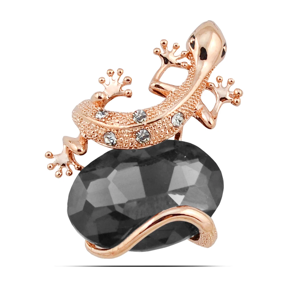 Zhen томоми привлекательный индивидуальность ящерица Кристалл шарф корсаж пряжки