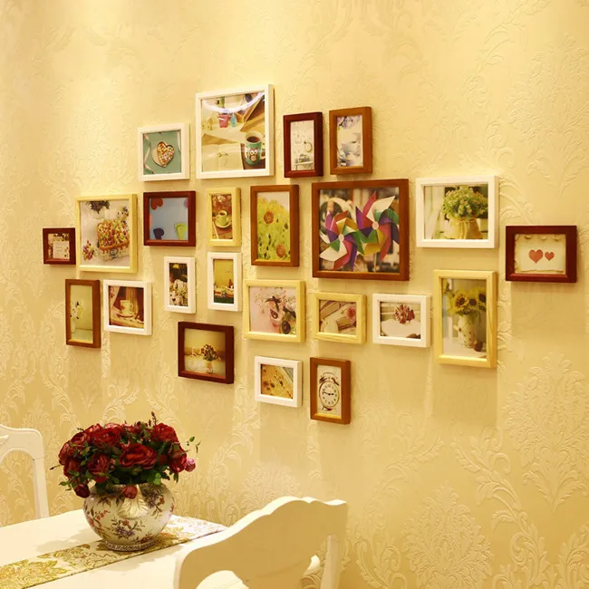 Творческий подарок украшение для дома деревянная фоторамка сделай сам настенный