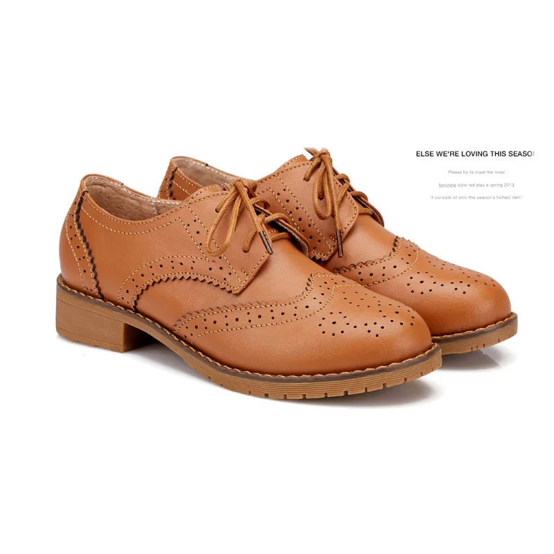 leather brogues women shoes brogue 
