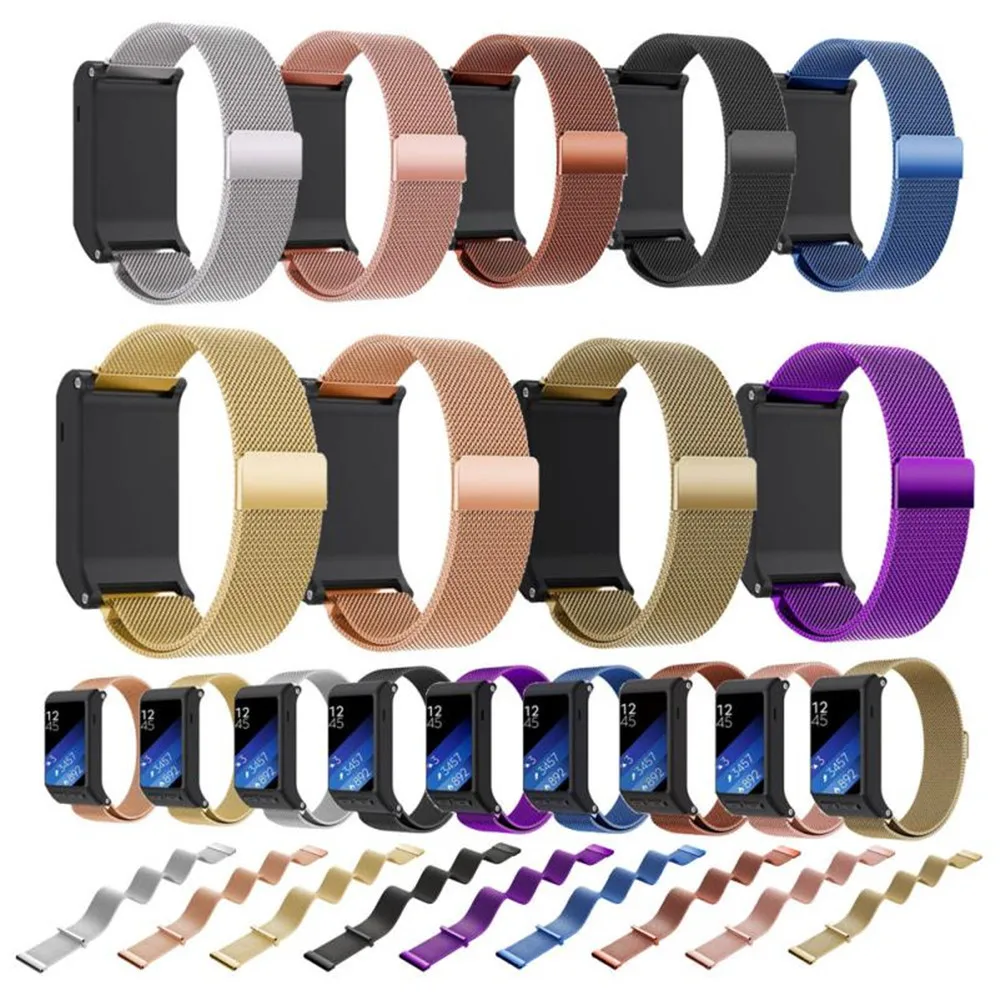 Ремешок для часов Garmin vivoactive HR Milanese сменный сетчатый Браслет из нержавеющей стали