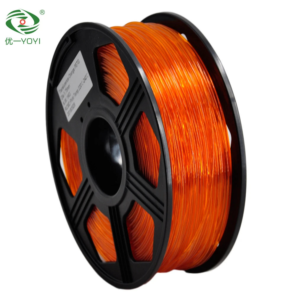 YOYI оранжевый цвет 1 75 мм Высокое качество 3D Принтер Нити PETG сварочные стержни |