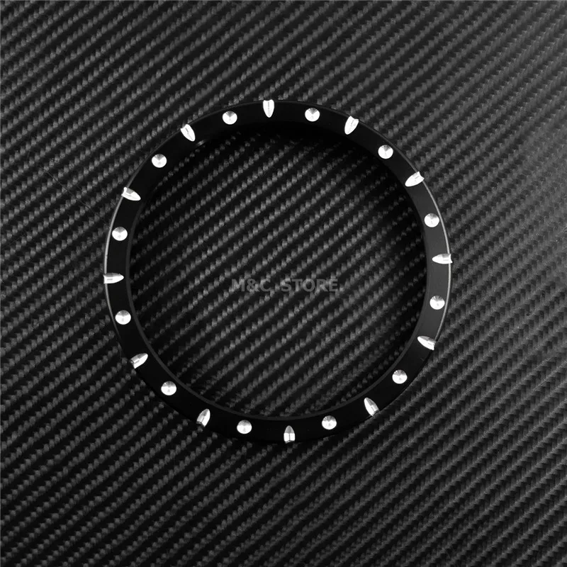 Motorcycle Black Speedometer Trim  Bezel Cover Billet CNC Cut For Harley Sportster 883 1200 XL XR Iron Dyna Stree Bob Low Rider images - 6