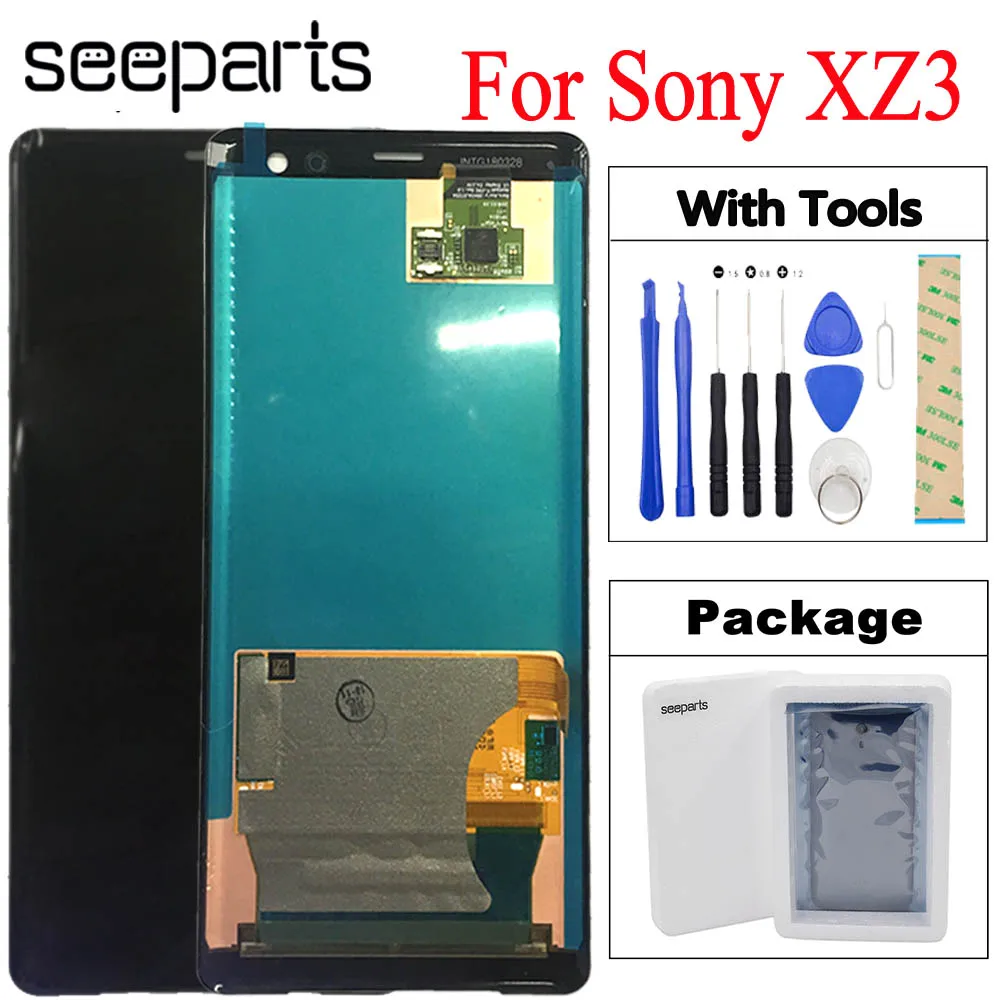 ЖК дисплей 6 0 дюйма для Sony Xperia XZ3 сенсорный экран с дигитайзером в сборе Замена