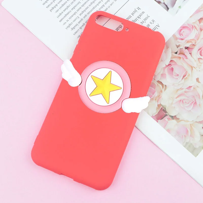 BigWings Red Чехол с 3D звездой для Motorola Moto C Plus G3 G4 G5 G5+ G5S Plus G6 Play G7 power E4 евро E5 Plus Angel Wing из мягкого ТПУ - Цвет: BigWings Red