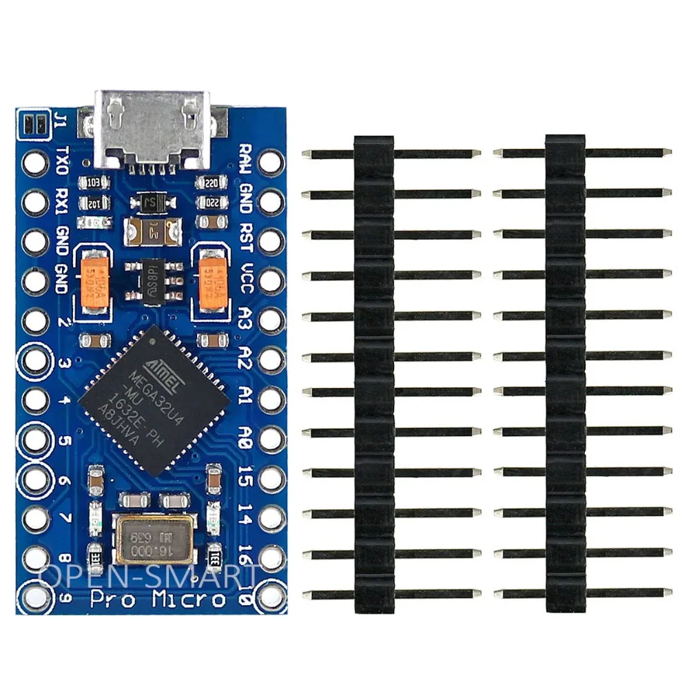 Pro Micro module Mini leonardo миниатюрная плата Atmega32U4 макетная с разъемом USB для Arduino Leonardo|board