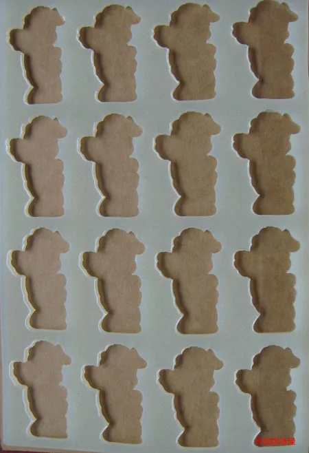 

Flower chocolate transfer paper set silicon gel mould cartoon zodiac dog set with chocolate transfer sheet