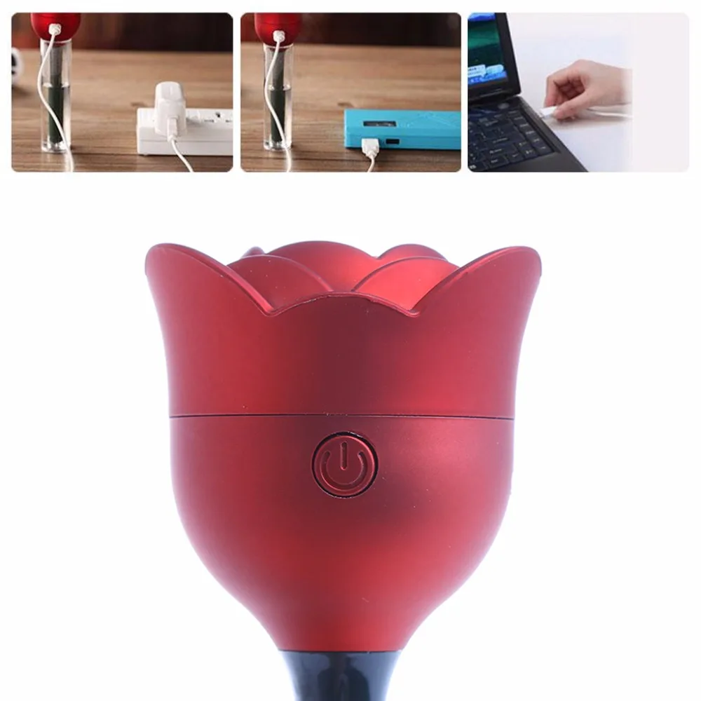MEXI Rose Flower USB Mini Humidifier Air Purifier Aroma Diffuser Atomizer Office Home | Бытовая техника