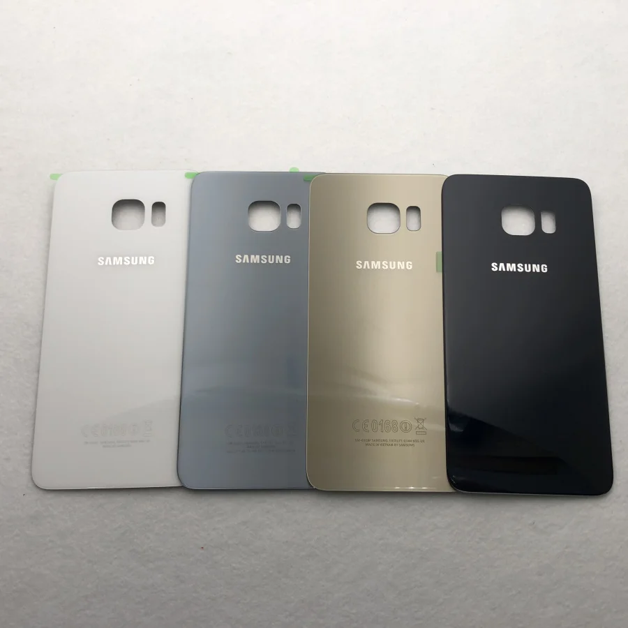 S6 Edge + задняя крышка батарейного отсека задний корпус стеклянный для Samsung Galaxy Plus