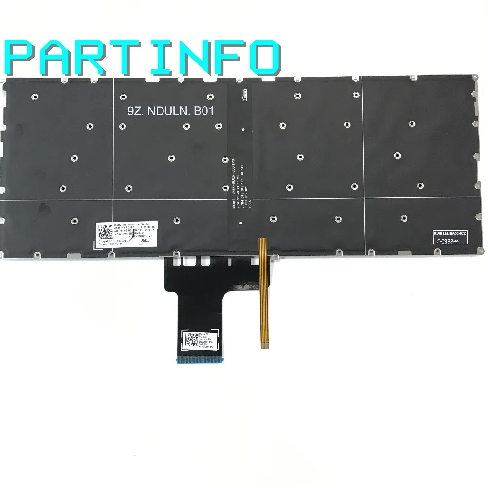 Клавиатура с подсветкой для ноутбука LENOVO YOGA720-13 YOGA 720-13 а также клавиша DELET серого