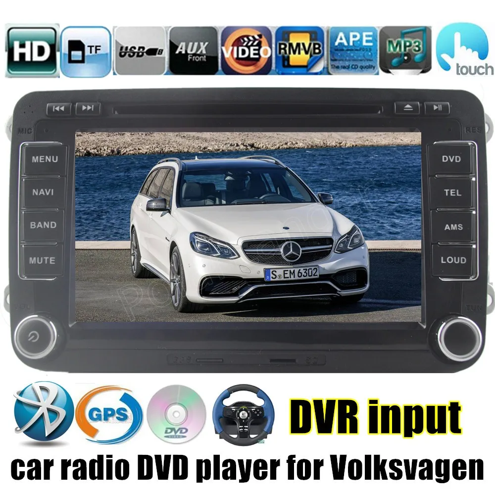 Автомагнитола 2 din с управлением рулевым колесом 7-дюймовый автомобильный DVD-плеер