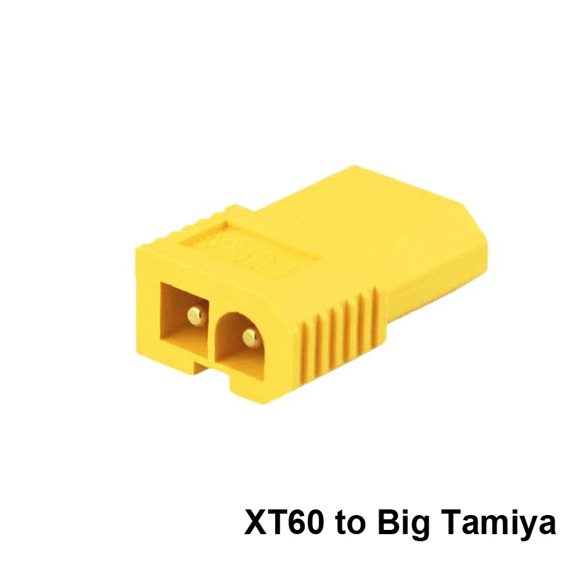 Amass XT60 Мужской адаптер для Т-образной вилки Deans TRX EC3 Большой Tamiya Женский Разъемы конвертер RC части для Lipo батареи DIY аксессуары - Цвет: XT60 to Big Tamiya